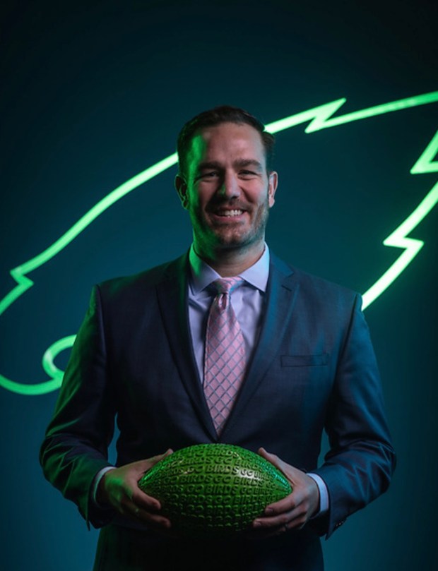 Tucker also works as a Philadelphia Eagles preseason analyst and will be on the call for the team's first game against the Cincinnati Bengals on Thursday, Aug. 7. (Photo provided by Ross Tucker)